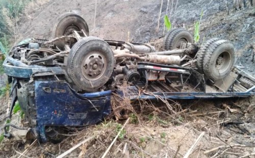 সাজেকে ডাম্প ট্রাক খাদে পড়ে নিহত ৯ 