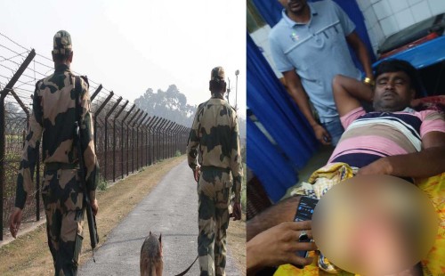 পুটখালী সীমান্তে বিএসএফের গুলিতে বাংলাদেশি আহত 