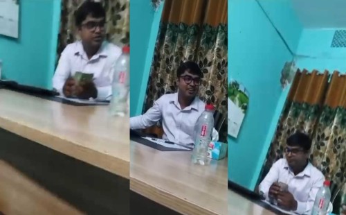 ঘুষের টাকা গুণে নিলেন খাদ্য কর্মকর্তা, ভিডিও ফাঁস 