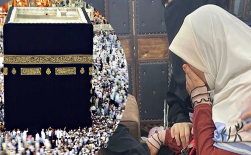 পবিত্র কাবায় স্ত্রীর সামনেই স্বামীর মৃত্যু 