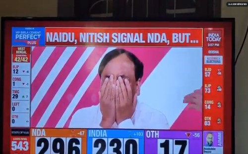 এক্সিট পোল ভুল, লাইভে কাঁদলেন প্রদীপ 