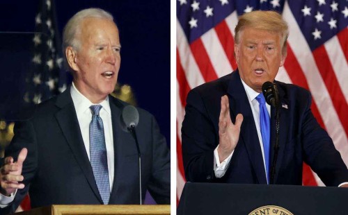 বাইডেন ‘বুড়ো’ এবং ‘দুর্বল’: ট্রাম্প 