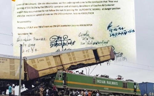 রেলের পর্যবেক্ষণে ‘দায়ী’ মালগাড়ির চালক 