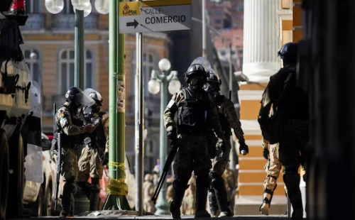 বলিভিয়ায় সামরিক অভ্যুত্থানের চেষ্টা 