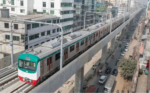 যাত্রী ছাড়া মেট্রোরেল চলবে আজ 