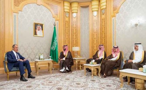 রিয়াদে প্রিন্স সালমান-ল্যাভরভ বৈঠক 