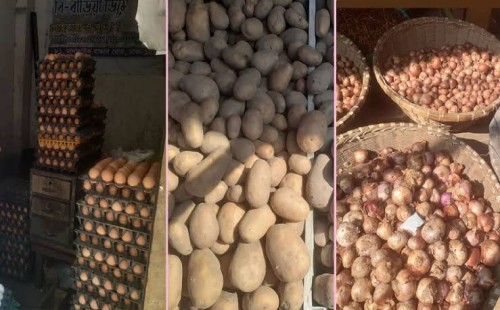 শুল্ক কমিয়ে আমদানি, তাও কমেনি পেঁয়াজ-আলু-ডিমের দাম 