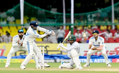 শুরুর অস্বস্তি কাটিয়ে লাঞ্চে বাংলাদেশ 