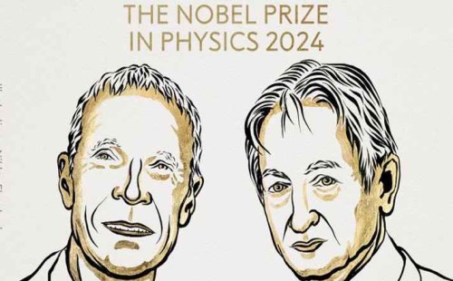 পদার্থে নোবেল পেলেন হপফিল্ড ও হিনটন 