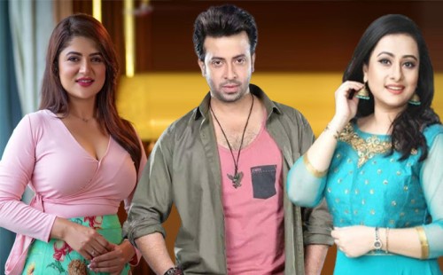 শাকিবের সঙ্গী হবেন পূর্ণিমা-শ্রাবন্তী 