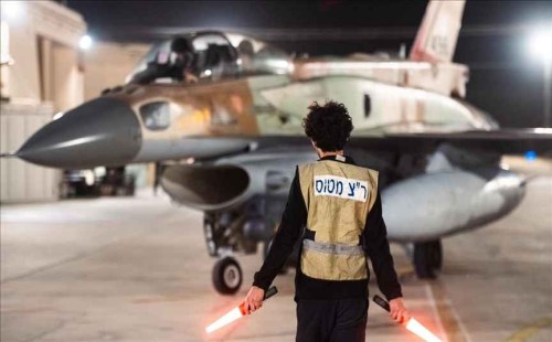 ইরাকের আকাশে ইসরায়েলি যুদ্ধবিমান 