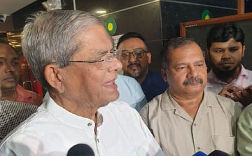 কোনো রাজনৈতিক দল নিষিদ্ধের পক্ষে নয় বিএনপি : মির্জা ফখরুল 