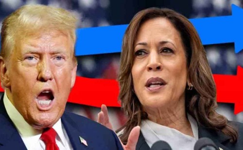 ‘দোদুল্যমান রাজ্যে’ চষে বেড়াচ্ছেন ট্রাম্প ও কমলা 