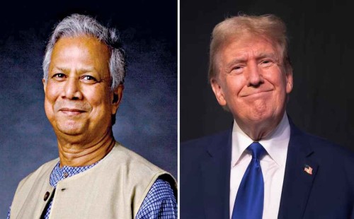 ডোনাল্ড ট্রাম্পকে প্রধান উপদেষ্টার অভিনন্দন 