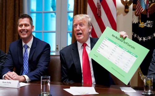 ট্রাম্পের পরিবহনমন্ত্রী ফক্স নিউজের শন ডাফি 