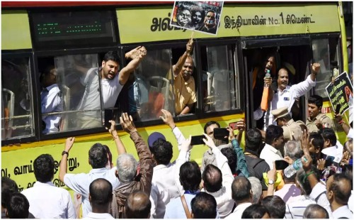 বাংলাদেশ বিরোধী বিক্ষোভ চেন্নাইয়ে, আটক ৫০০ 