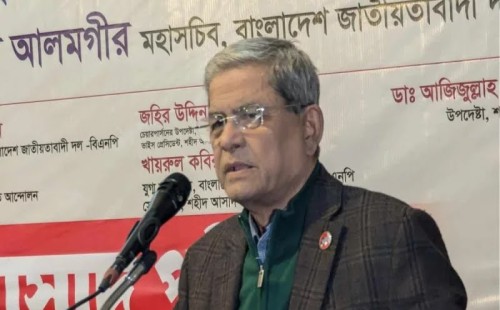 কে নির্বাচিত হলো তা নিয়ে সমস্যা নেই, নির্বাচন হোক: ফখরুল 