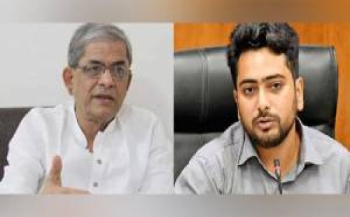 মির্জা ফখরুলের কড়া সমালোচনা করে উপদেষ্টা নাহিদের পোস্ট 