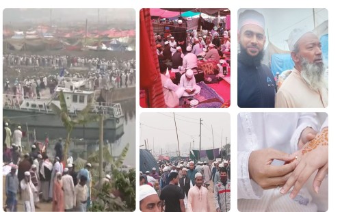 আসরের পর ইজতেমা মাঠে যৌতুকহীন বিয়ে 