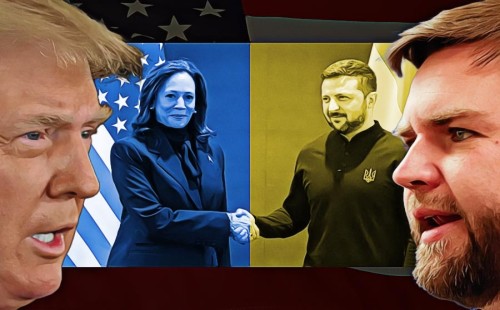 কমলার প্রচারণায় জেলেনস্কি! 