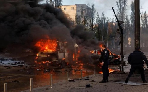 কিয়েভে হামলা অব্যাহত 