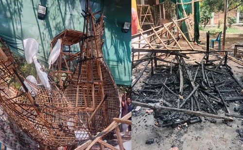 চারুকলার আগুন রহস্যজনক, বলছে ফায়ার সার্ভিস 