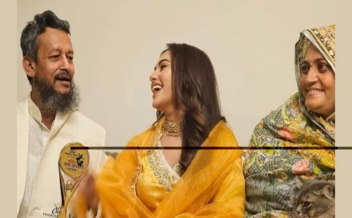 মুক্তির পেয়েই স্বজনদের বুকে ফিরলেন নুসরাত ফারিয়া 