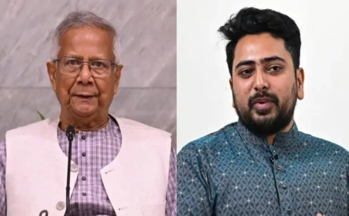 অধ্যাপক ইউনূস 'পদত্যাগের বিষয়ে ভাবছেন': নাহিদ ইসলাম 