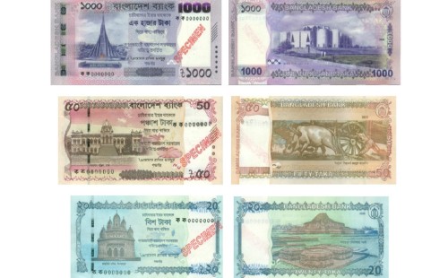 নতুন নোটের ছবি প্রকাশ বাংলাদেশ ব্যাংকের, কবে আসবে জানা গেলো 