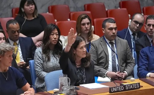 গাজা প্রস্তাবে যুক্তরাষ্ট্রের ভেটো 