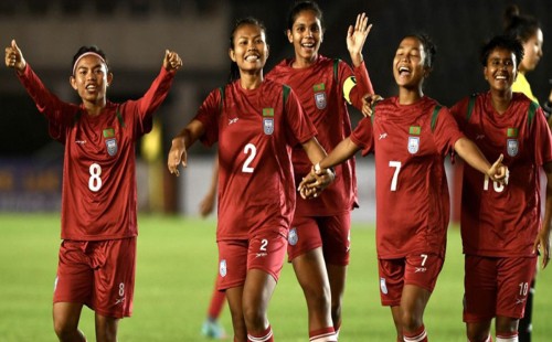 তুর্কমেনিস্তানকে গোলবন্যায় ভাসিয়ে গ্রুপ চ্যাম্পিয়ন বাংলাদেশ 