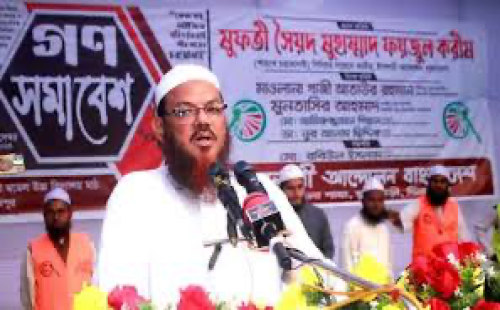 ৫৩ বছরে শাসকরা দেশ রক্ষা করতে পারেনি: চরমোনাই পীর 