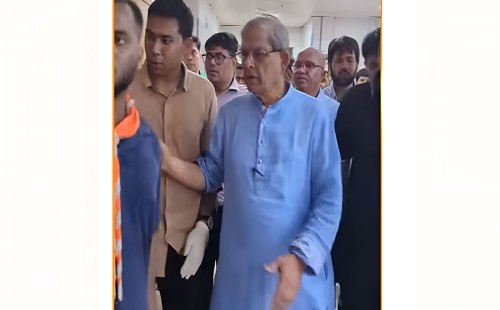 বার্ন ইউনিটে মির্জা ফখরুল 