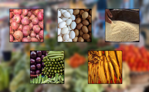 বেড়েছে পেঁয়াজ-ডিম ও সবজির দাম, স্বস্তি নেই চাল-মাছের বাজারেও 