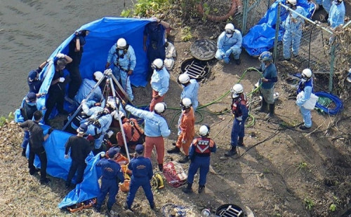 জাপানে ম্যানহোলে পড়ে নিহত ৪ 