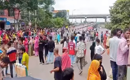 কুড়িলের দুই দিকেই রাস্তা বন্ধ, চলাচলে যে বার্তা দিলো ট্রাফিক বিভাগ 