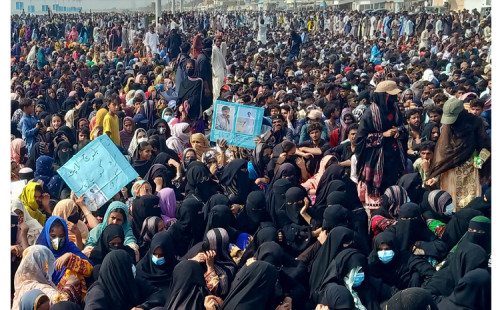 পাকিস্তানের বেলুচিস্তানে বিক্ষোভ 