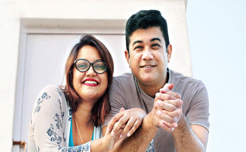 স্বামীকে ‘ভাই’ বলে ডাকেন নওশীন 