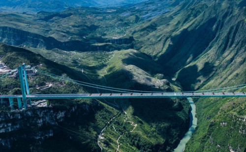 সর্বোচ্চ সেতু উন্মুক্ত করলো চীন 