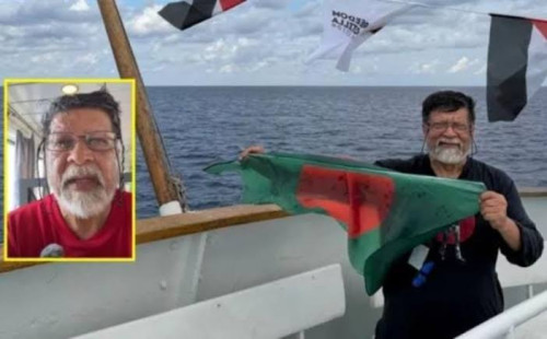 সরায়েলি সেনারা ফ্লোটিলার যাত্রীদের প্রতি নিষ্ঠুর আচরণ করেছে: শহিদুল আলম 