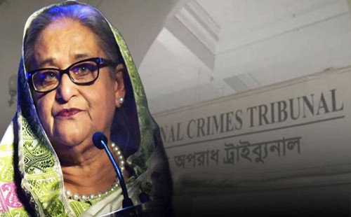 হাসিনাসহ তিনজনের মামলায় তৃতীয় দিনের যুক্তিতর্ক চলছে 