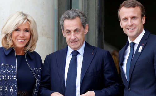 ম্যাক্রোঁর সঙ্গে দেখা করেছেন সারকোজি 