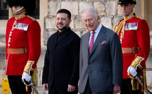 রাজা চার্লস জেলেনস্কি সাক্ষাৎ 