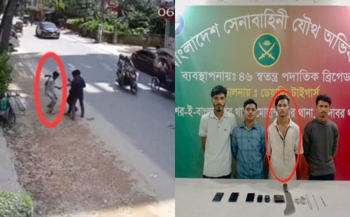 ভাইরাল হওয়া সেই ছিনতাইয়ের মূল হোতা সেনা অভিযানে গ্রেপ্তার 