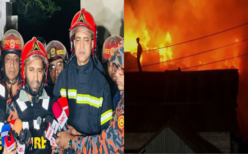 কড়াইল বস্তিতে আগুনে পুড়েছে ১৫০০ ঘর-বাড়ি: ফায়ার সার্ভিস 