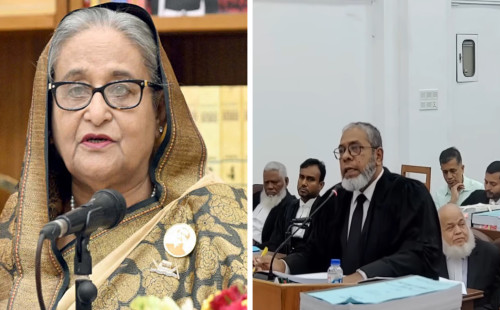 গুমের দুই মামলায় হাসিনার নতুন আইনজীবী আমির হোসেন 