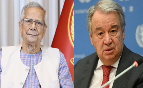 প্রধান উপদেষ্টাকে জাতিসংঘ মহাসচিবের ফোন, বাংলাদেশি শান্তিরক্ষীদের মৃত্যুতে শোক 