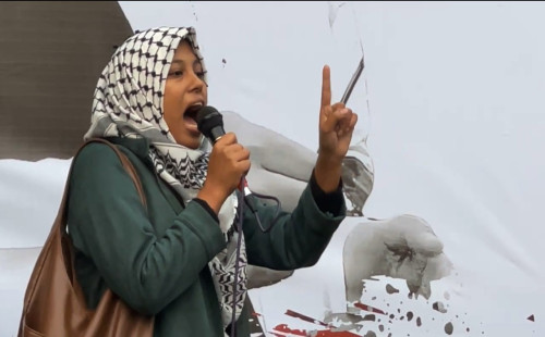 খুনি যত শক্তিশালী হোক, বিচার শাহবাগ থেকেই আদায় হবে: জুমা 