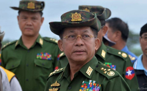 ভোট দিতে বাধ্য করছে জান্তা 