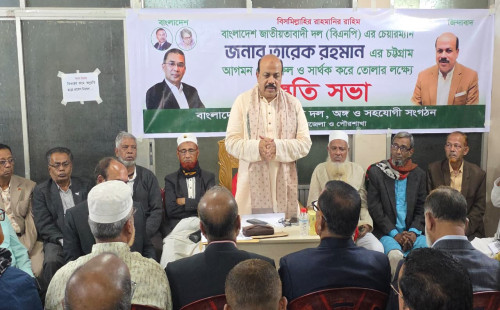 তারেক রহমানের পরিকল্পনা দেশের অর্থনীতি বদলে দেবে : আসলাম চৌধুরী 